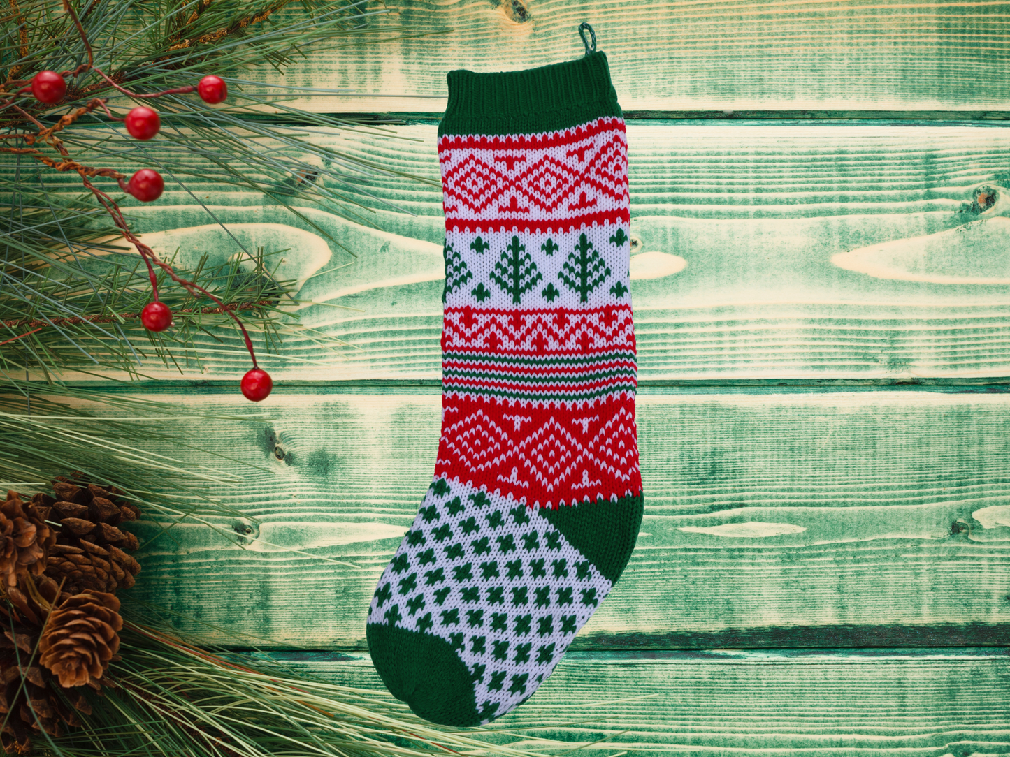 Vintage Christmas Stocking