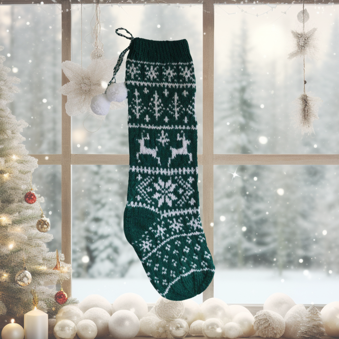 Reindeer Christmas Stocking