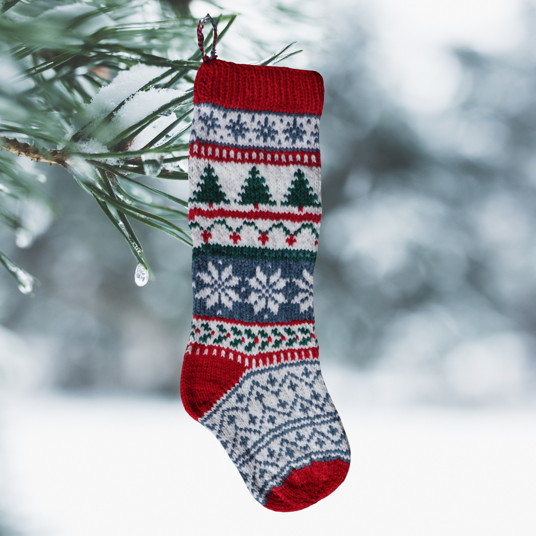 Traditional Holiday Christmas Stocking