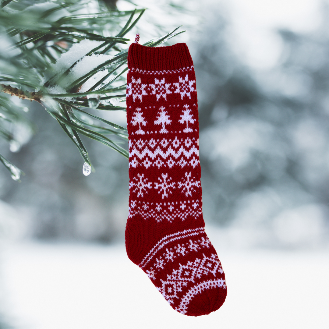 A Fair Isle Christmas Stocking