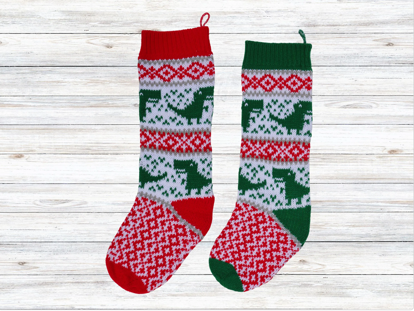 Dinosaur Christmas Stocking