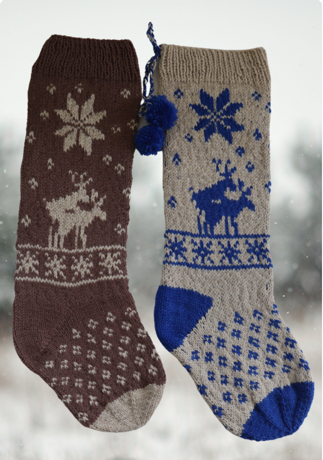 Humping Moose Christmas Stocking