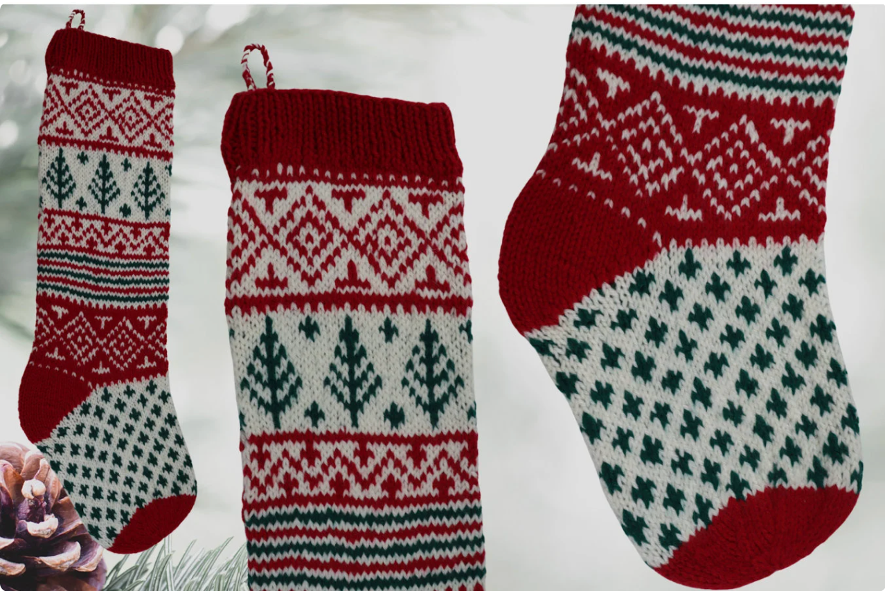 Vintage Christmas Stocking