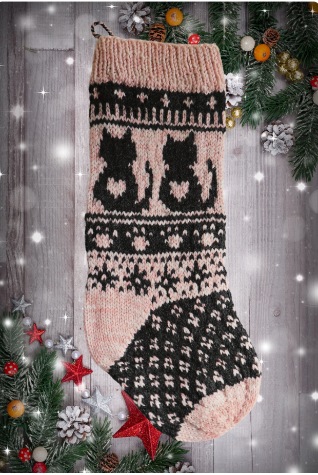 Kitty Christmas Stocking