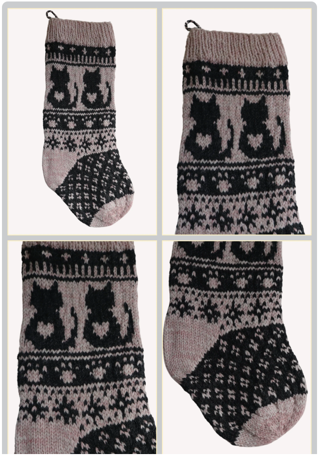 Kitty Christmas Stocking