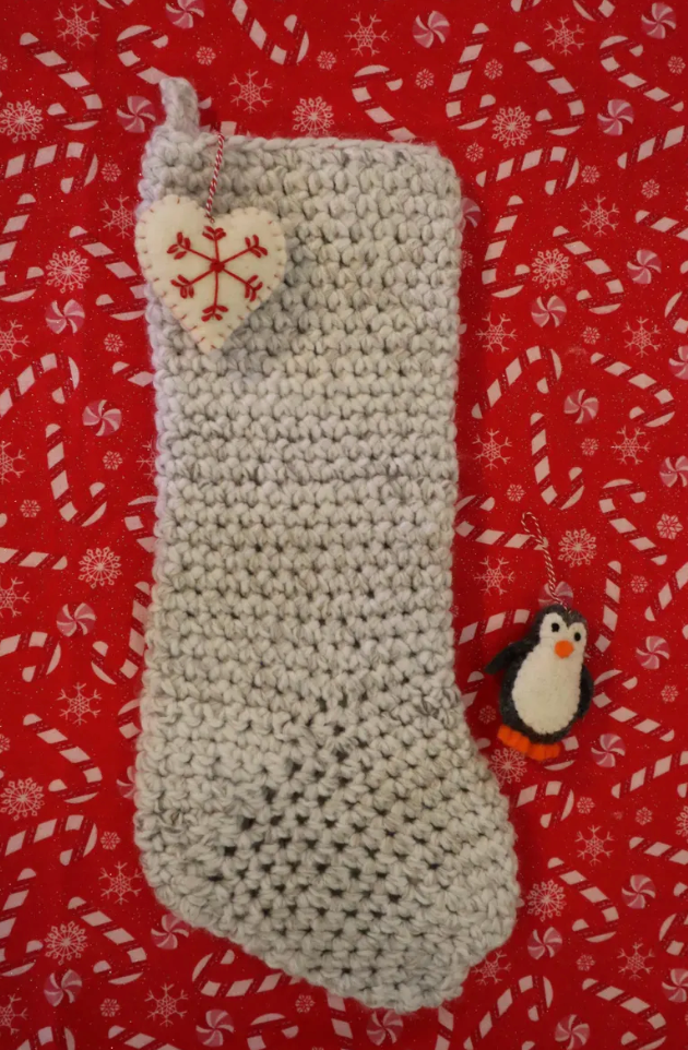 Simple Crochet Stocking