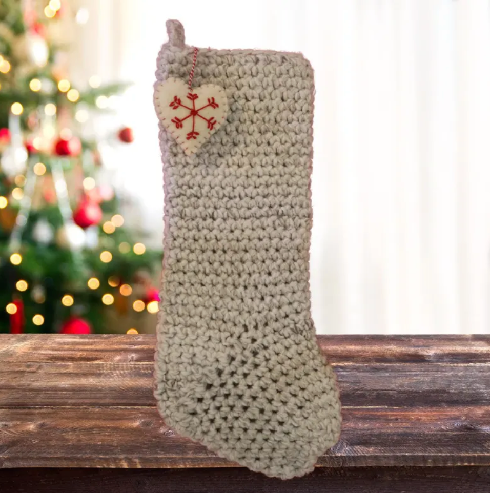 Simple Crochet Stocking