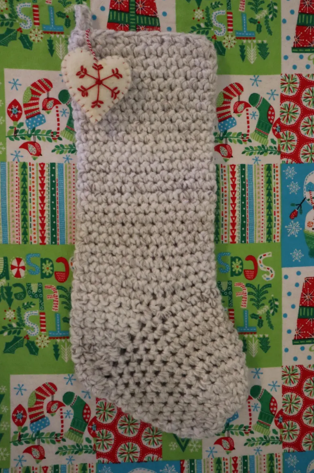 Simple Crochet Stocking