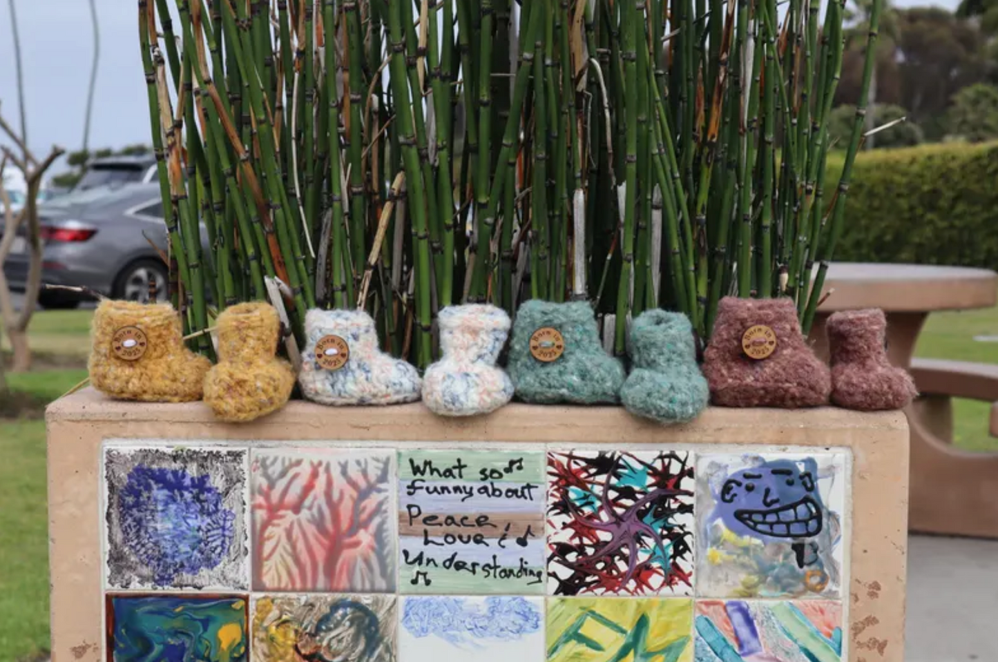 Felted Baby Booties