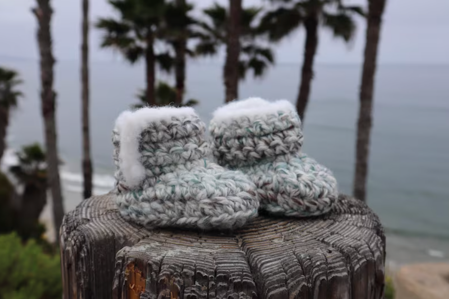 Ugg Style Baby Booties