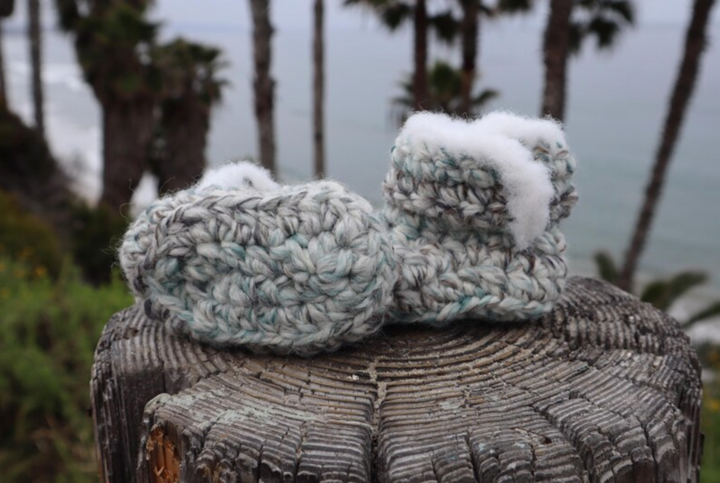 Ugg Style Baby Booties