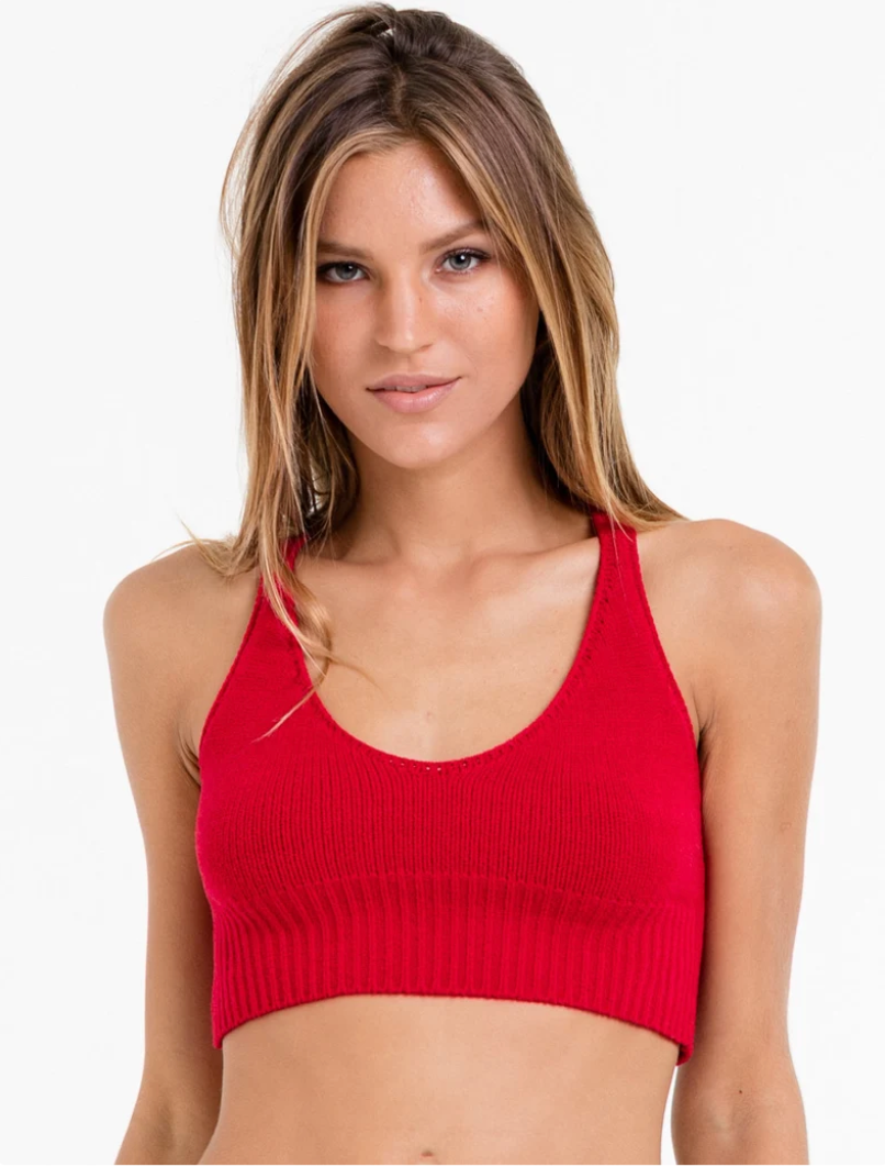 Ribbed Bralette Top