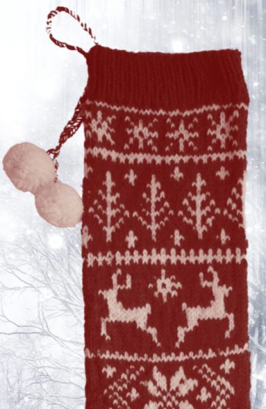 Reindeer Christmas Stocking