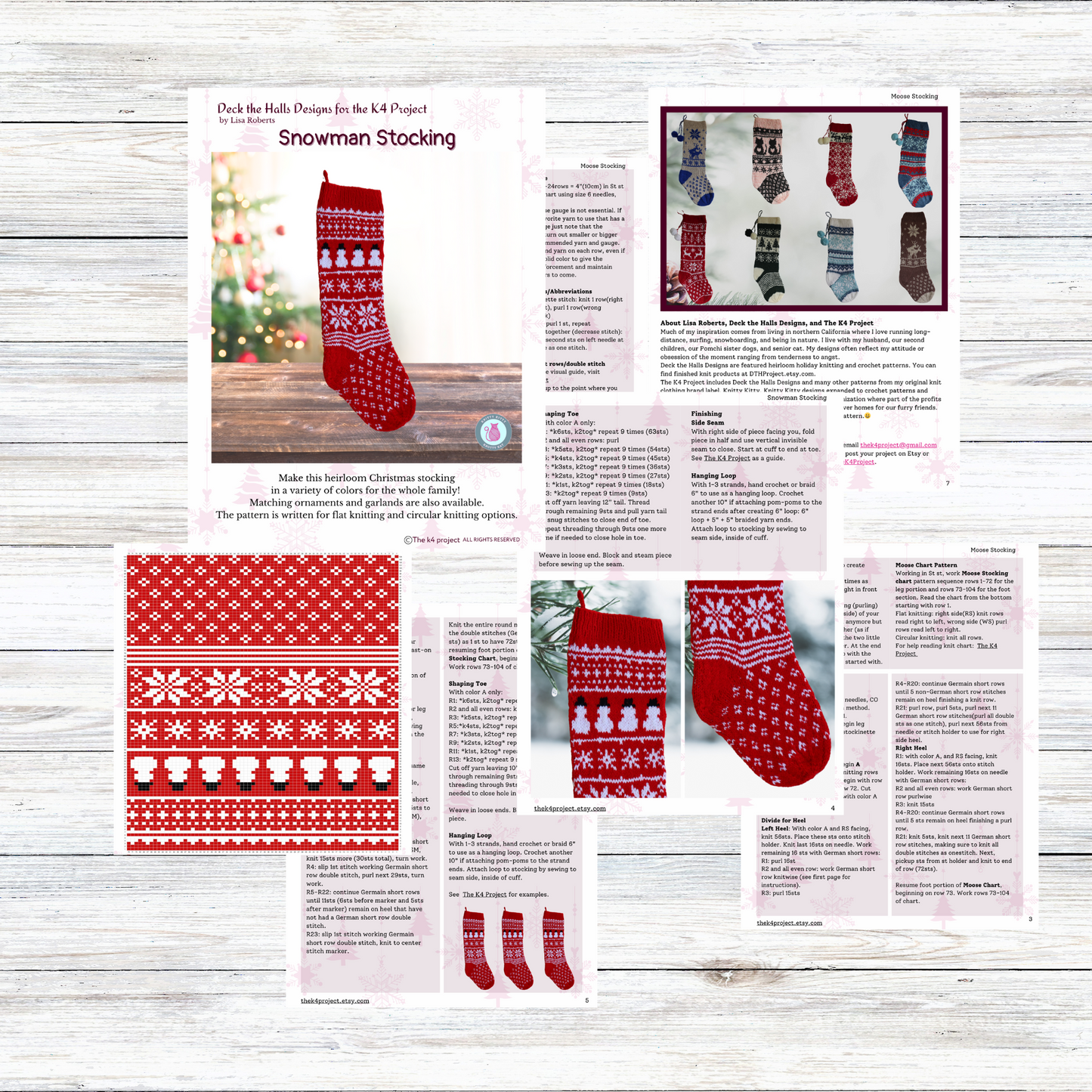 Snowman Christmas Stocking