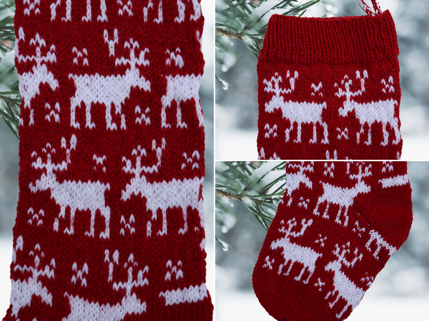 Moose Christmas Stocking