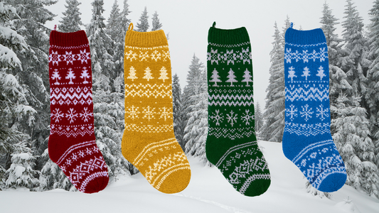 How to Knit a Christmas Stocking | Free Pattern + Fair Isle Chart + Video Tutorial