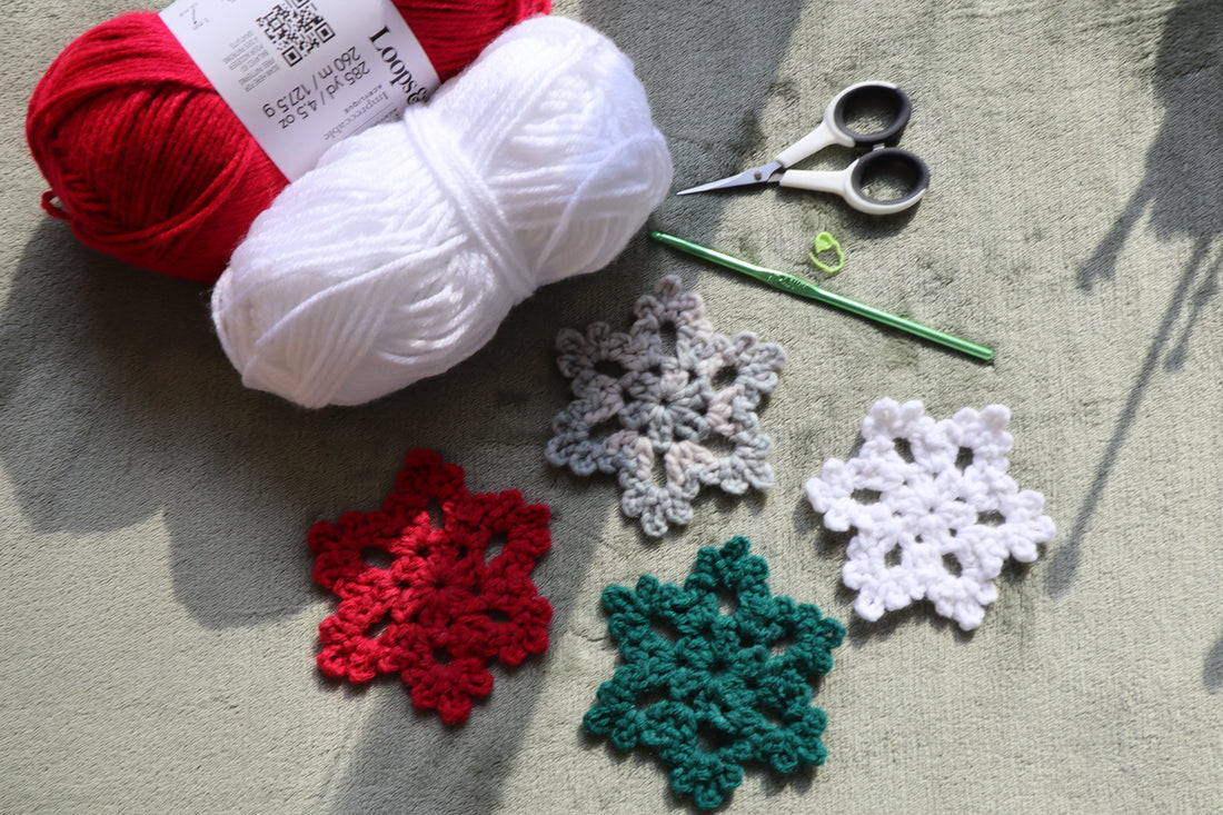 🧶 Coco’s Crochet Snowflake ❄️  A Quick 15-Minute Ornament Pattern