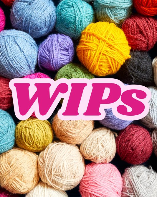 This Week’s WIPs: Christmas Stockings, Crochet Dish Cloths & A Cozy Cardigan for My Daughter