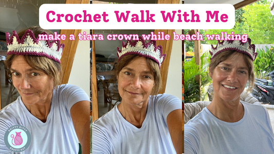 Crochet Beach Walk with Me in Kuta, Lombok, Indonesia