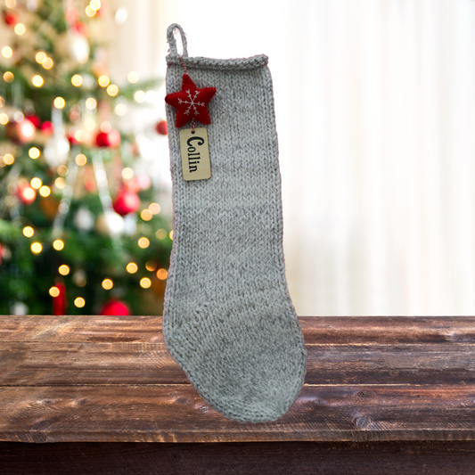 Simple Knit Stocking