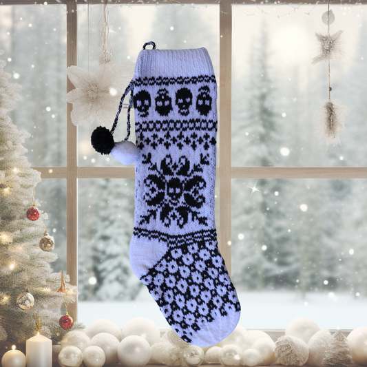Skullflake Christmas Stocking