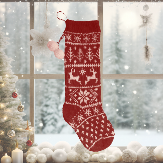 Reindeer Christmas Stocking