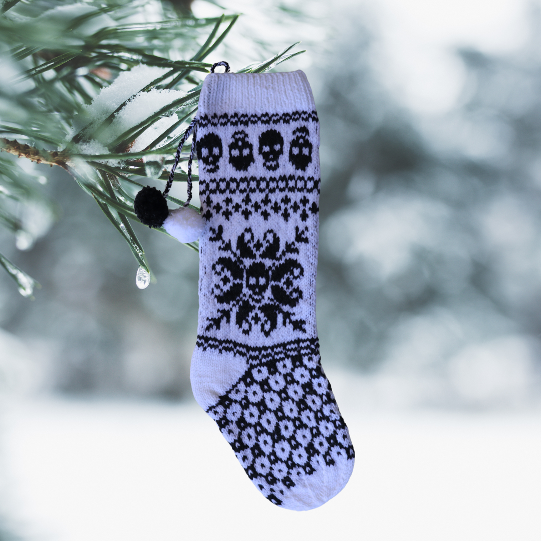 Skullflake Christmas Stocking