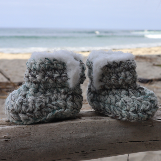 Ugg Style Baby Booties
