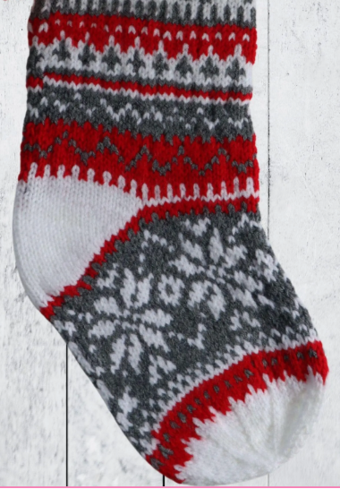 Snowflake Christmas Stocking
