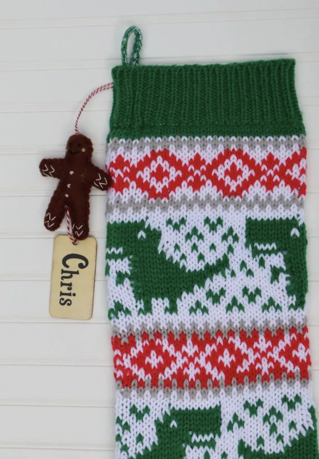 Dinosaur Christmas Stocking