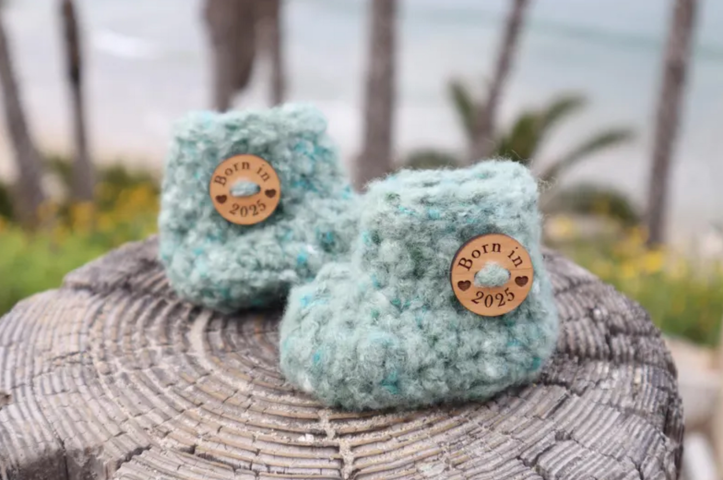 Felted Baby Booties