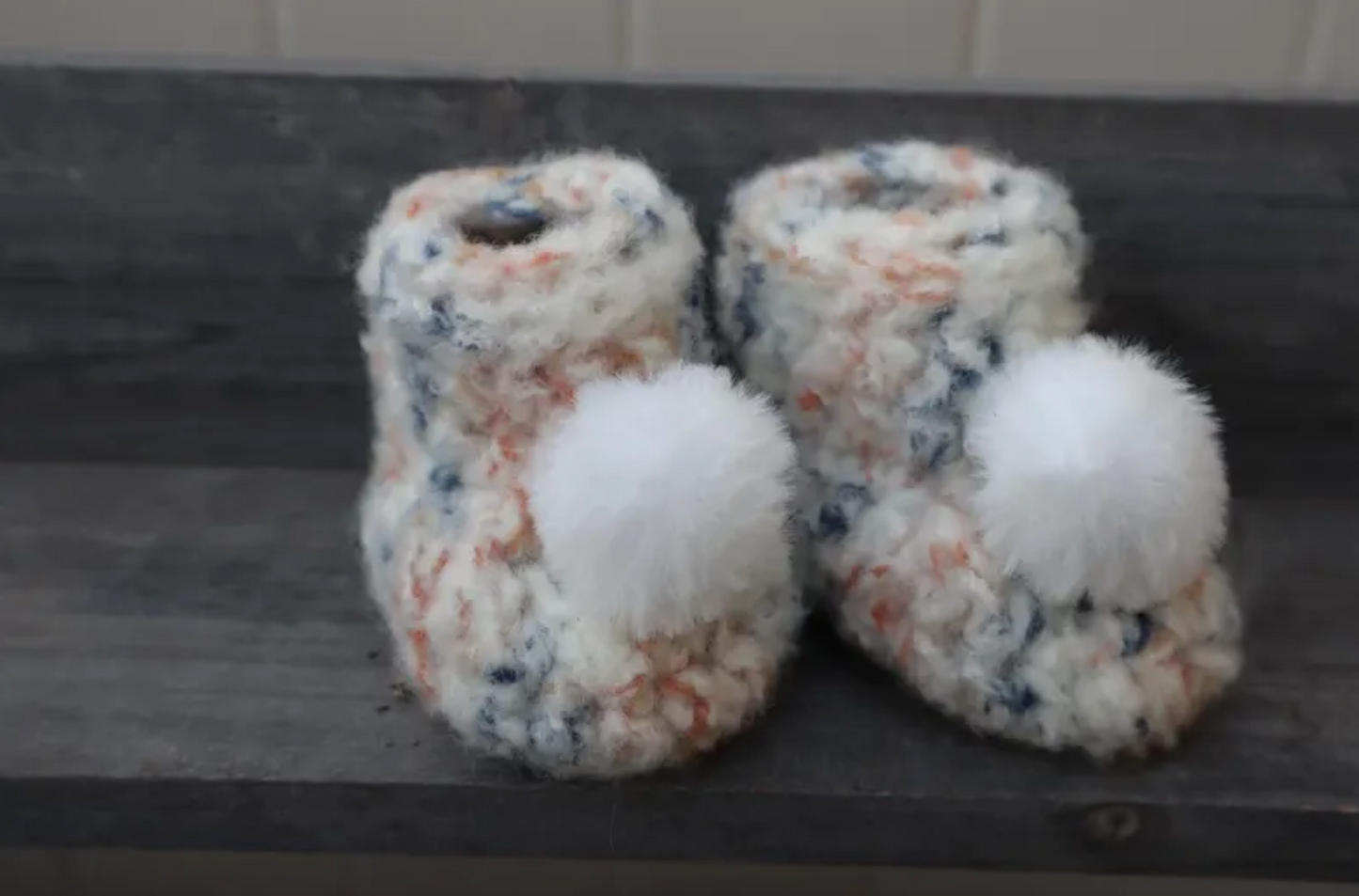 Felted Baby Booties