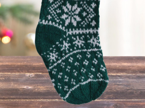 Reindeer Christmas Stocking