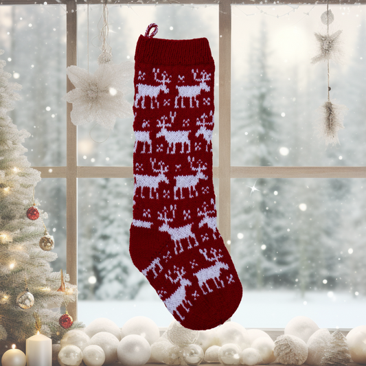 Moose Christmas Stocking